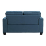 Elmont Blue Loveseat by Homelegance at Eve Furniture