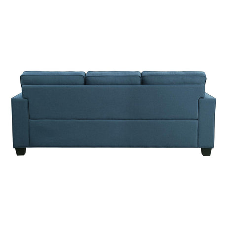 Elmont Blue Sofa by Homelegance at Eve Furniture