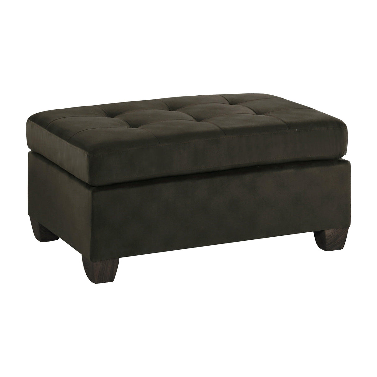 Emilio Chocolate Ottoman by Homelegance at Eve Furniture