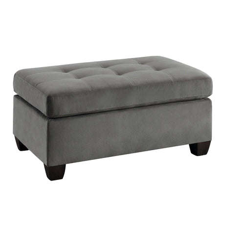 Emilio Taupe Ottoman by Homelegance at Eve Furniture