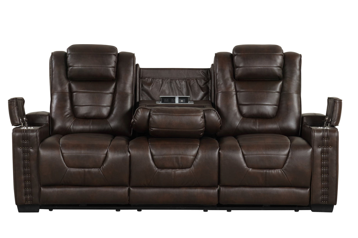 Leather 3 Piece Living Room Set