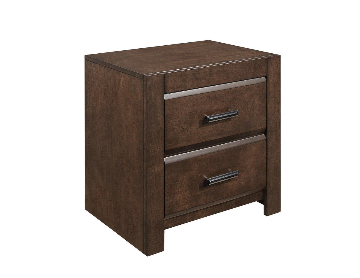 Erwan Espresso Nightstand by Homelegance at Eve Furniture