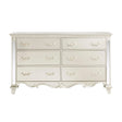 Ever Champagne Mirrored Dresser by Homelegance at Eve Furniture