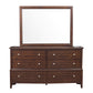 Cotterill Cherry Upholstered Panel Youth Bedroom Set