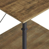 Factory Rustic Poplar End Table by Homelegance at Eve Furniture