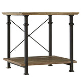Factory Rustic Poplar End Table by Homelegance at Eve Furniture