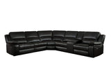Falun Brown 6-Piece Modular Power Reclining Sectional by Homelegance at Eve Furniture