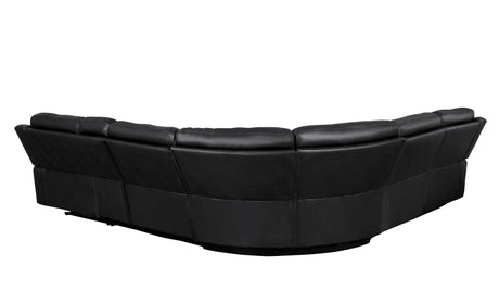 Falun Brown 6-Piece Modular Power Reclining Sectional by Homelegance at Eve Furniture