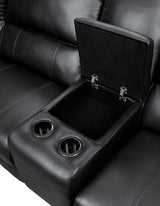 Falun Brown 6-Piece Modular Power Reclining Sectional by Homelegance at Eve Furniture