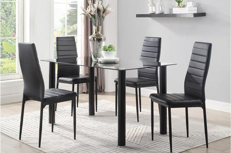 Florian Black Dining Set by Homelegance at Eve Furniture