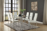 Florian White Dining Table by Homelegance at Eve Furniture
