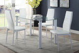 Florian White Dining Table by Homelegance at Eve Furniture