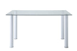 Florian White Dining Table by Homelegance at Eve Furniture