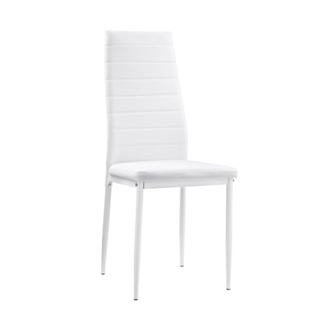 Florian White Side Chair, Set of 2 by Homelegance at Eve Furniture