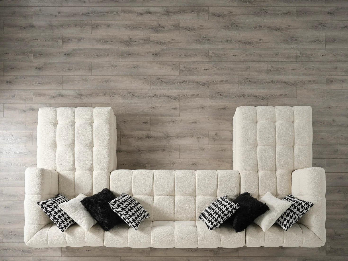 Florida Cream/White Sectional by New Era Innovations at Eve Furniture