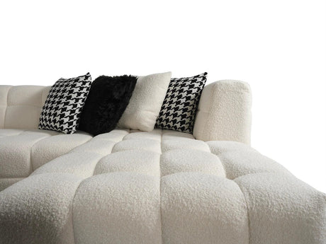 Florida Cream/White Sectional by New Era Innovations at Eve Furniture