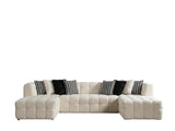 Florida Cream/White Sectional by New Era Innovations at Eve Furniture