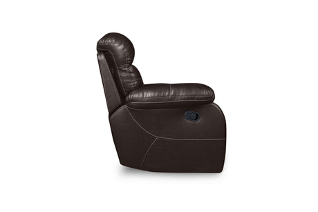Floyd Brown Power Double Reclining Loveseat by Homelegance at Eve Furniture