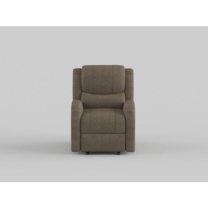 Foxcroft Brown Chenille Power Reclining Chair by Homelegance at Eve Furniture