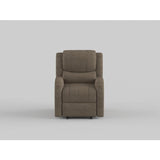 Foxcroft Brown Chenille Power Reclining Chair by Homelegance at Eve Furniture