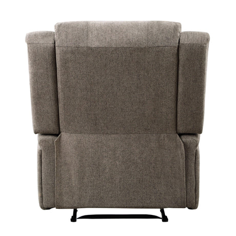 Foxcroft Brown Chenille Power Reclining Chair by Homelegance at Eve Furniture