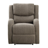Foxcroft Brown Chenille Power Reclining Chair by Homelegance at Eve Furniture
