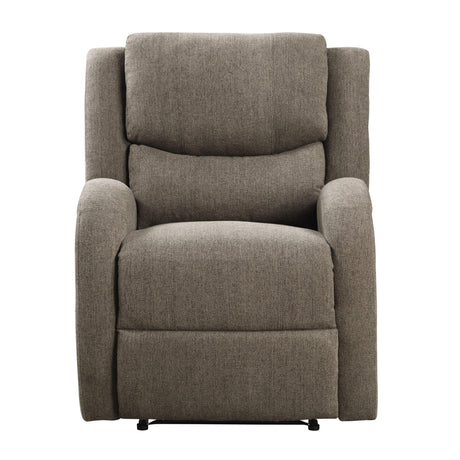 Foxcroft Brown Chenille Power Reclining Chair by Homelegance at Eve Furniture