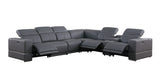 Franco Dark Grey 6-Piece 2 Power Reclining Sectional by New Era Innovations at Eve Furniture