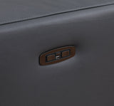 Franco Dark Grey 7-piece 3 Power Reclining Sectional by New Era Innovations at Eve Furniture