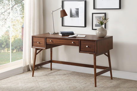 Frolic Brown Writing Desk by Homelegance at Eve Furniture