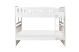 Galen White Full/Full Bunk Bed by Homelegance at Eve Furniture