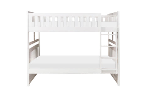 Galen White Full/Full Bunk Bed by Homelegance at Eve Furniture