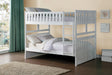Galen White Full/Full Bunk Bed by Homelegance at Eve Furniture