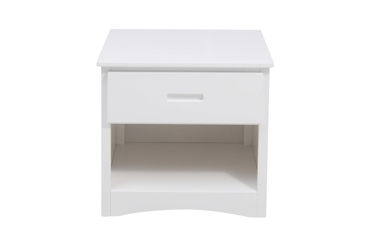 Galen White Nightstand by Homelegance at Eve Furniture