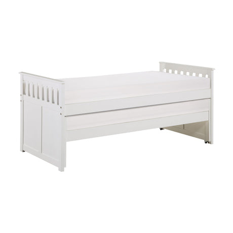 Galen White Twin/Twin Bed by Homelegance at Eve Furniture