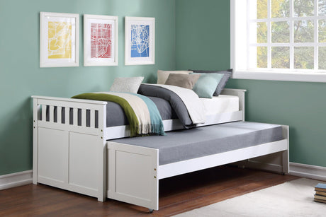 Galen White Twin/Twin Bed by Homelegance at Eve Furniture