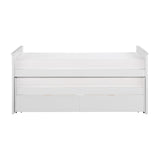 Galen White Twin/Twin Bed with Storage Boxes by Homelegance at Eve Furniture