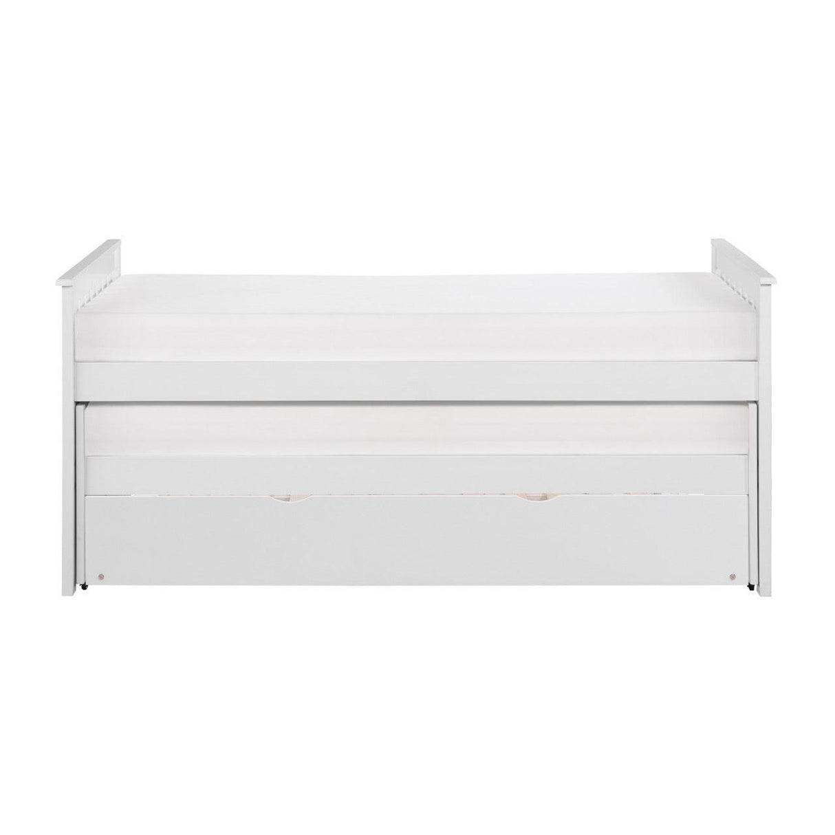 Galen White Twin/Twin Bed with Twin Trundle by Homelegance at Eve Furniture