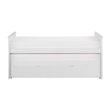 Galen White Twin/Twin Bed with Twin Trundle by Homelegance at Eve Furniture
