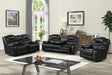 Galveston Black Leather Gel Reclining Living Room Set by Happy Homes at Eve Furniture