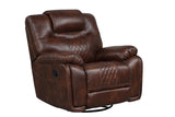 Galveston Brown Leather Reclining Living Room Set by Happy Homes at Eve Furniture