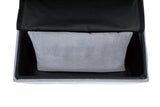 Garrell Gray Velvet Lift Top Storage Bench with Pull-out Bed by Homelegance at Eve Furniture