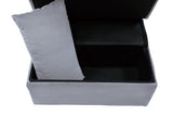 Garrell Gray Velvet Lift Top Storage Bench with Pull-out Bed by Homelegance at Eve Furniture