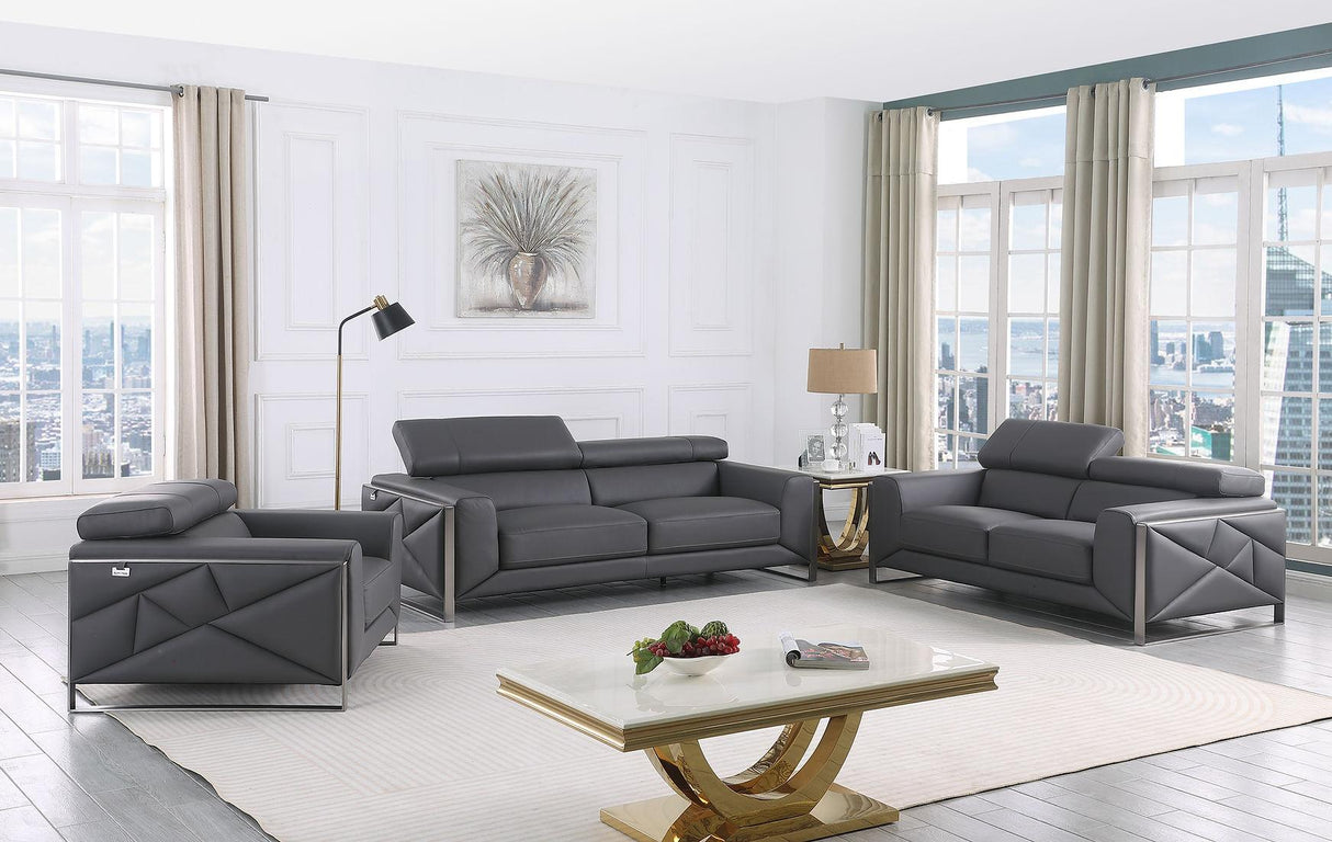 Giorgio Grey Living Room Set by New Era Innovations at Eve Furniture