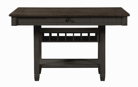 Granby Antique Black Counter Height Table by Homelegance at Eve Furniture