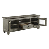 Granby Antique Gray 64" TV Stand by Homelegance at Eve Furniture
