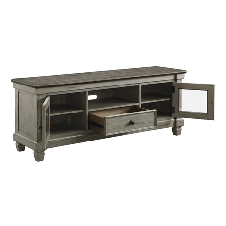 Granby Antique Gray 64" TV Stand by Homelegance at Eve Furniture