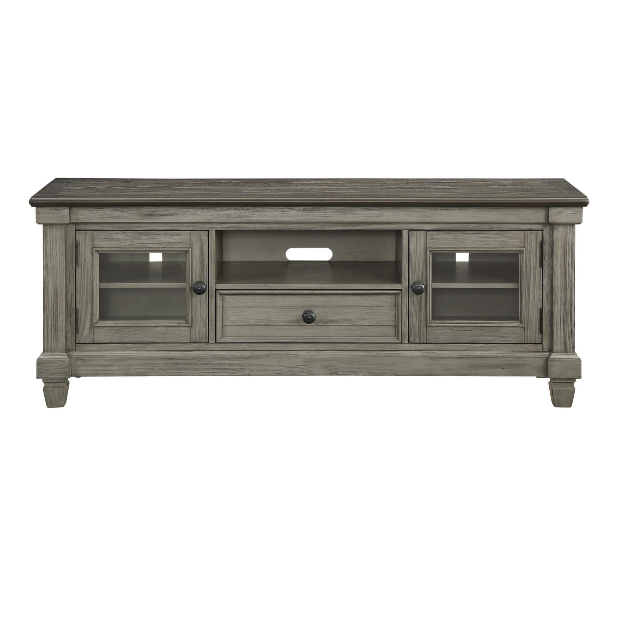 Granby Antique Gray 64" TV Stand by Homelegance at Eve Furniture