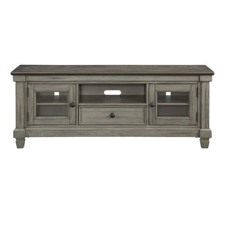 Granby Antique Gray 64" TV Stand by Homelegance at Eve Furniture