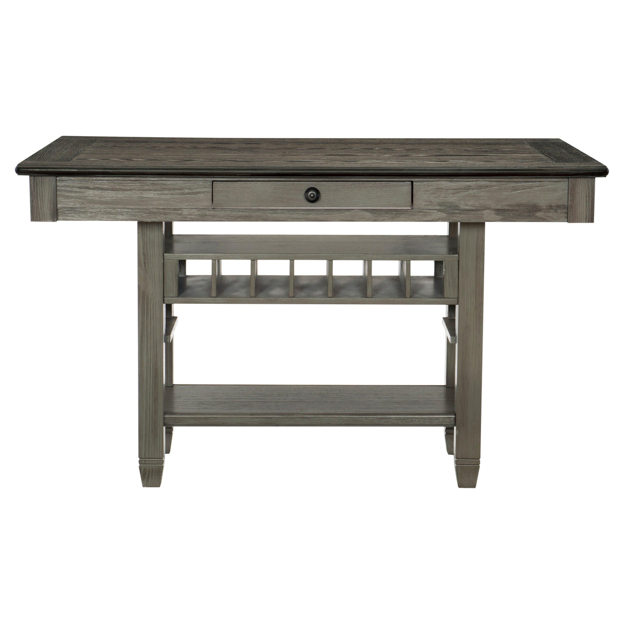 Granby Antique Gray Counter Height Table by Homelegance at Eve Furniture